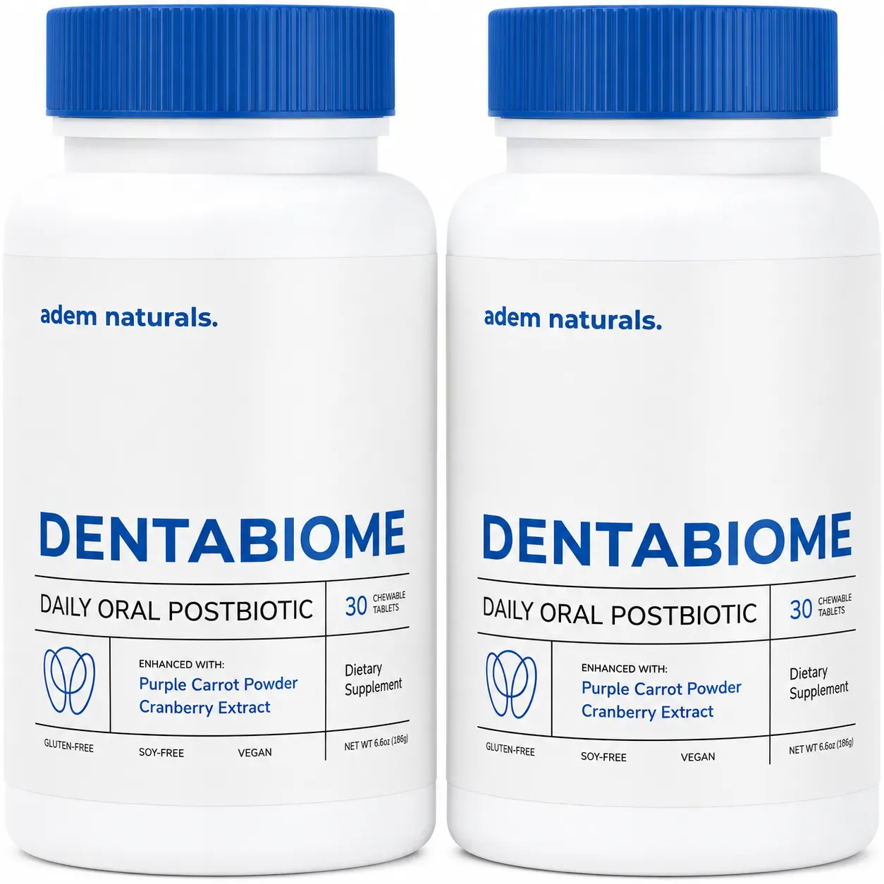DentaBiome teeth gums oral chewable tablet formula product